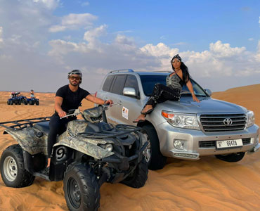 EVENING DESERT SAFARI WITH QUAD BIKE